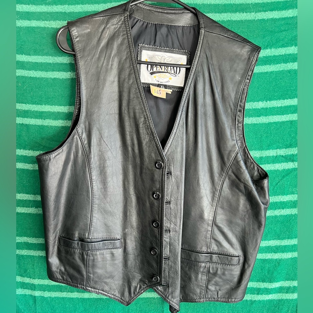 Vintage Wilsons Leather vest